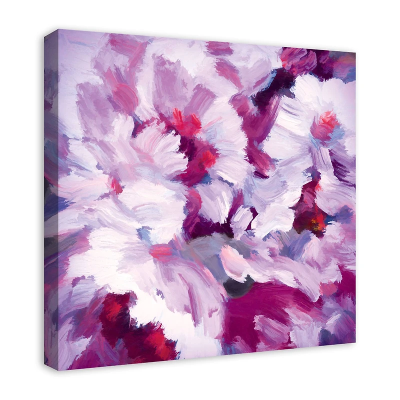 Lilac Florals 24" x 24" Canvas Wall Art