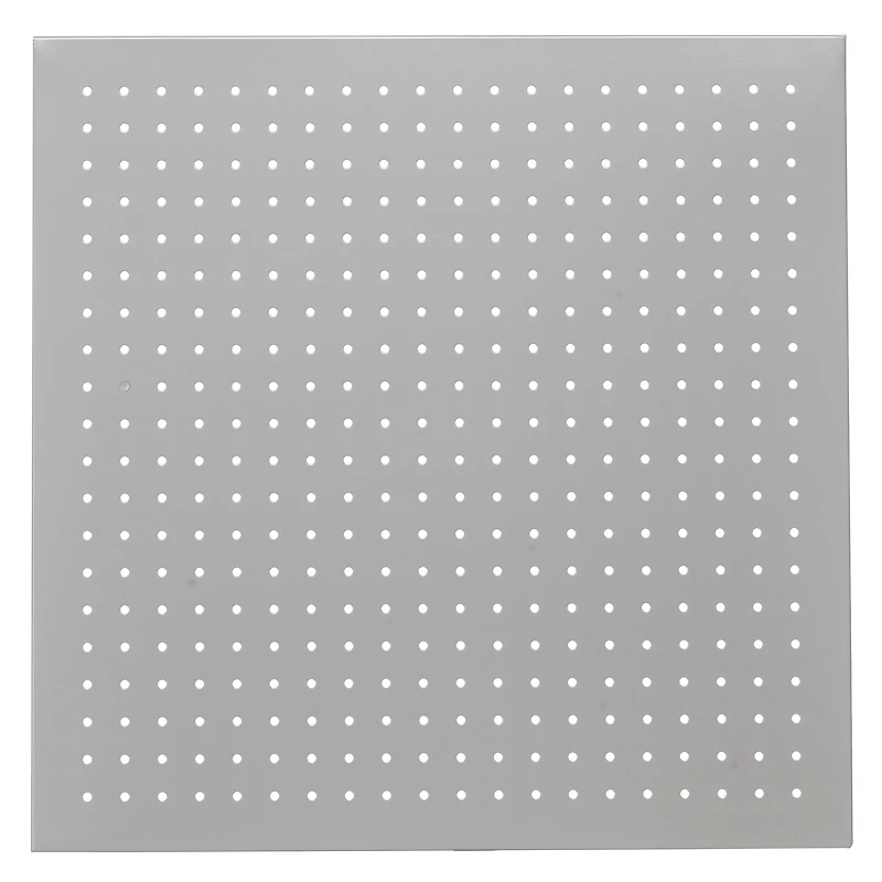 22" x 22" Gray Metal Pegboard by Simply Tidy®