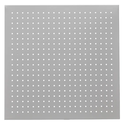 22" x 22" Gray Metal Pegboard by Simply Tidy®