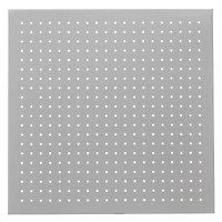 22" x 22" Gray Metal Pegboard by Simply Tidy®