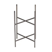 Grey Modern Planter, Set of 2" 12", 9"