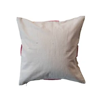 Hello Honey® 16" Pink Velvet Appliqué Bow Accent Pillow