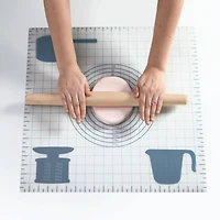 20" Blue Silicone Baking Mat by Makery™