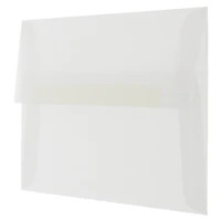 JAM Paper 4.75" x 6.5" Translucent Vellum Envelopes