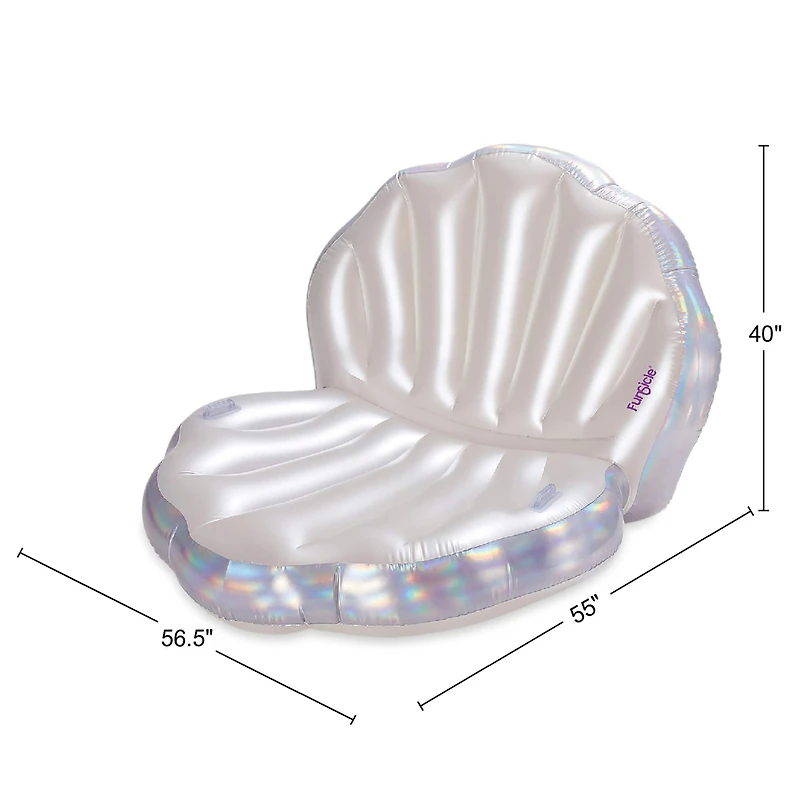 Funsicle 58.5" Pearl Princess Lounge Inflatable Water Float