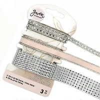 Gwen Studios 6yd. Satin & Rhinestone Trim Set