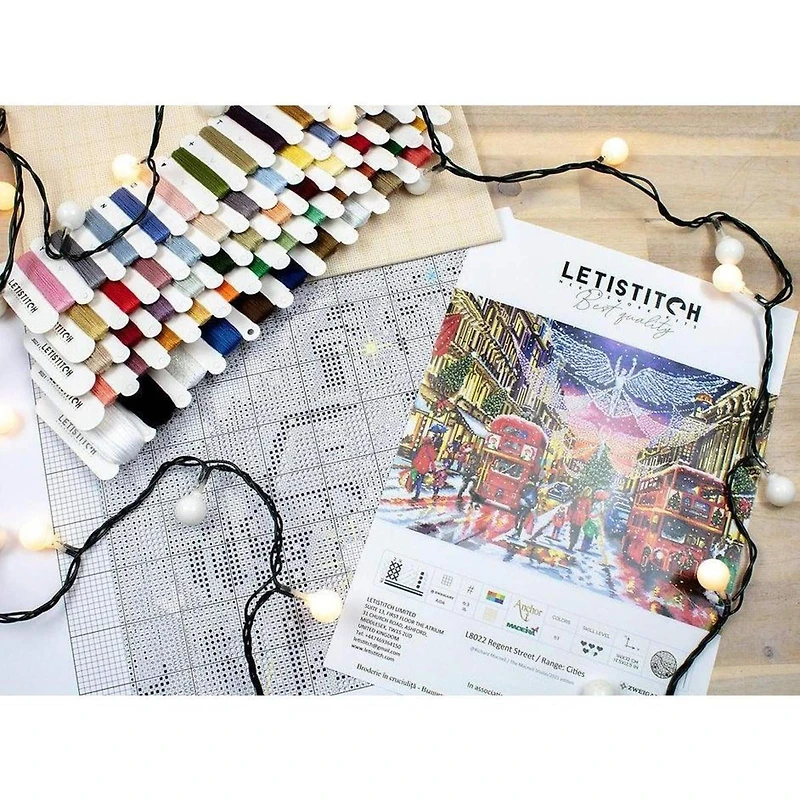 Letistitch Regent Street/Range: Cities Counted Cross Stitch Kit