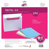 Totally Tiffany™ 8.5'' x 11'' Fab File, 2 Packs