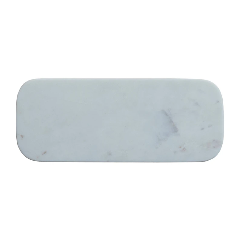 Hello Honey® 15" White Marble Footed Serving Pedestal