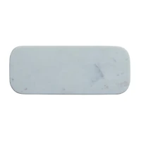 Hello Honey® 15" White Marble Footed Serving Pedestal