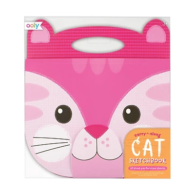 OOLY Carry Along Cat Sketchbook, 9" x 7"