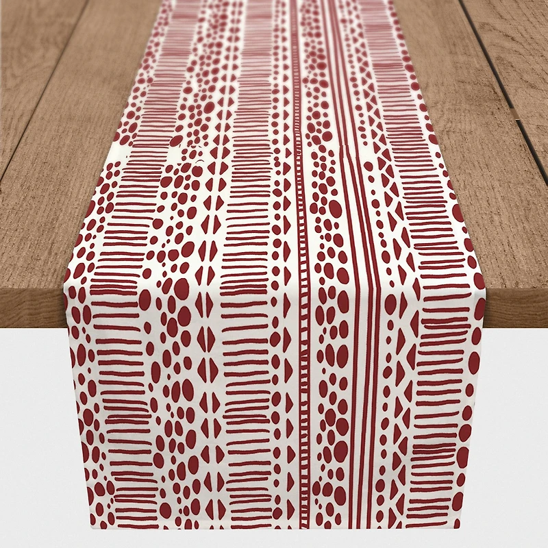 Tribal Pattern Outdoor Table Runner