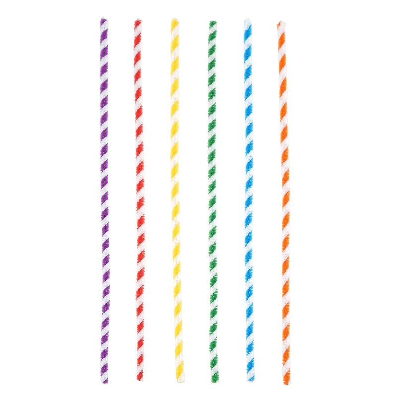 Primary Stripes Mix Chenille Pipe Cleaners, 25ct. by Creatology™