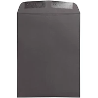 JAM Paper 9" x 12" Dark Gray Open End Catalog Premium Envelopes