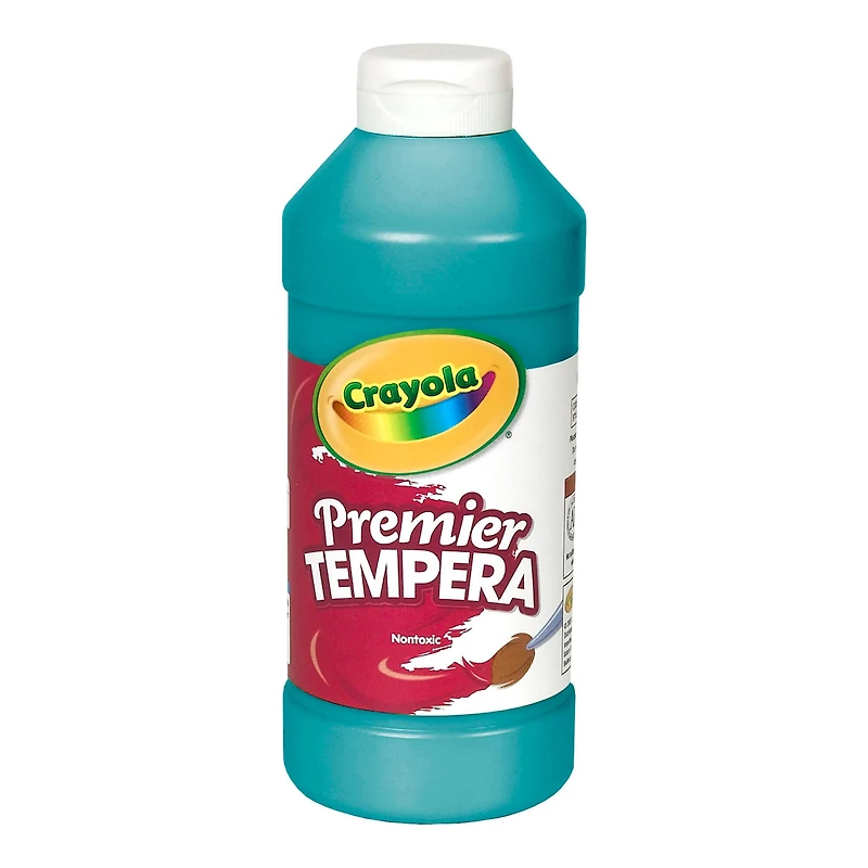 Crayola® 16oz. Turquoise Premier Tempera Paints, 3ct.