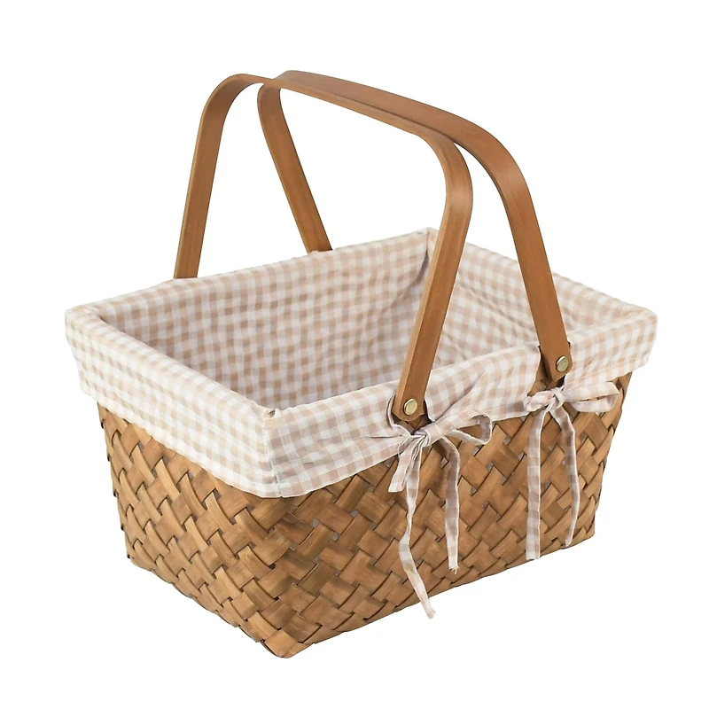13" Picnic Basket with Liner by Ashland®