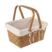 13" Picnic Basket with Liner by Ashland®
