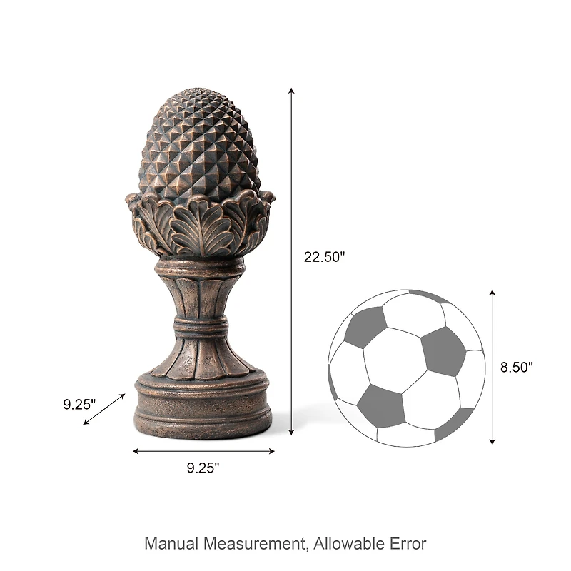 Glitzhome® 22.5" Artichoke Garden Statue