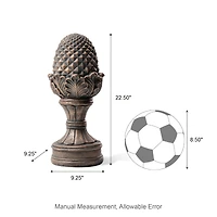 Glitzhome® 22.5" Artichoke Garden Statue