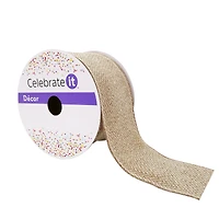 2.5" x 25ft. Wired Herringbone Ribbon by Celebrate It™ Décor