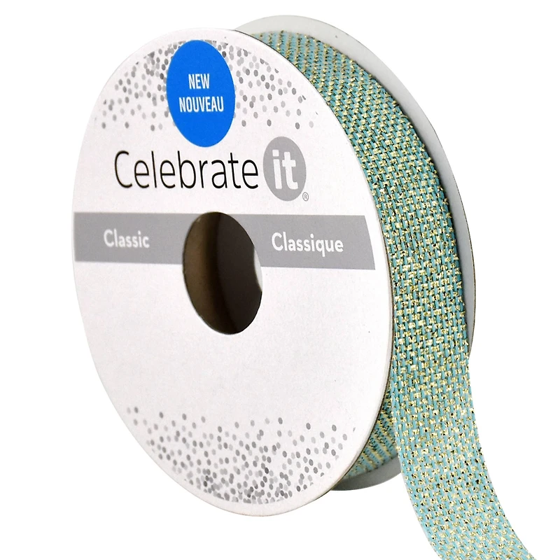 5/8" x 7yd. Metallic Ribbon by Celebrate It™