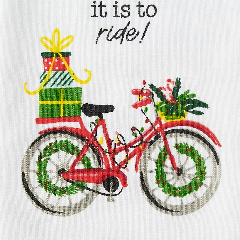 DII® Holidays On Wheels Printed Dishtowel Set