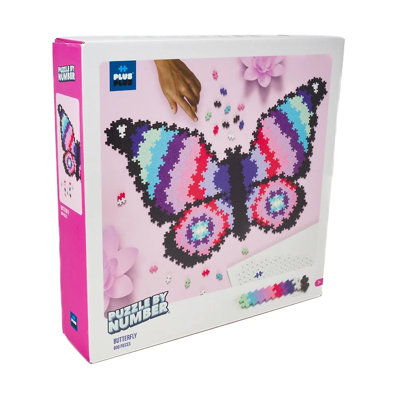 Puzzle By Number - Butterfly: 800 Pcs