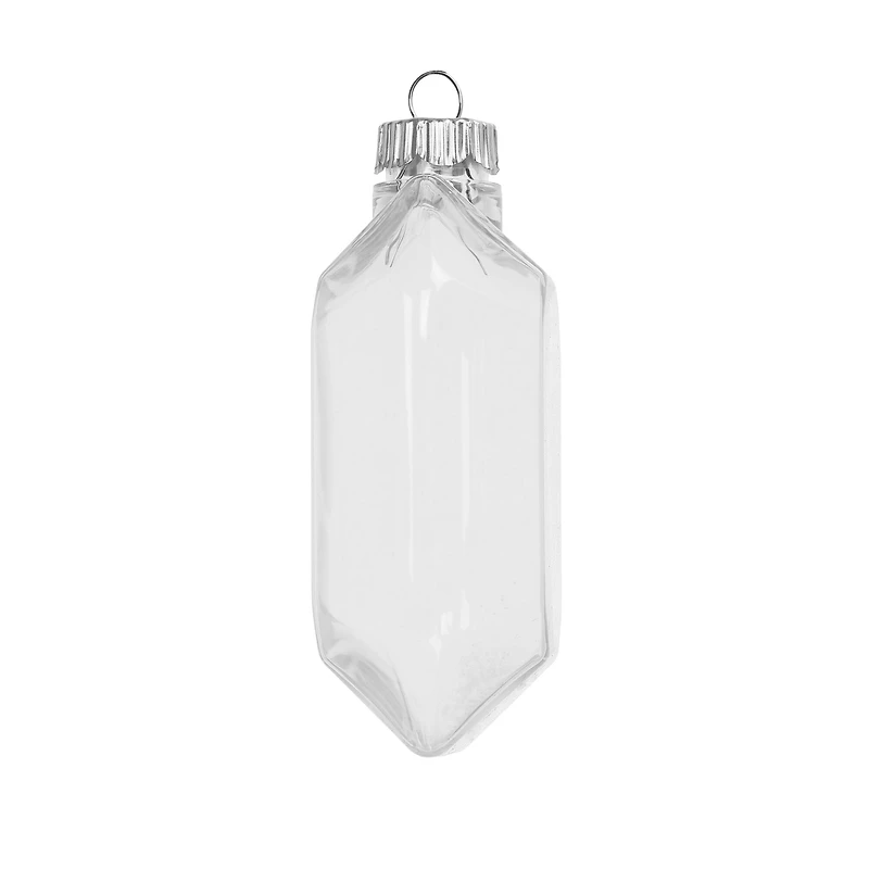 4 Pack 4.25" Clear DIY Plastic Gem Ornaments by Make Market®