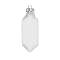 4 Pack 4.25" Clear DIY Plastic Gem Ornaments by Make Market®