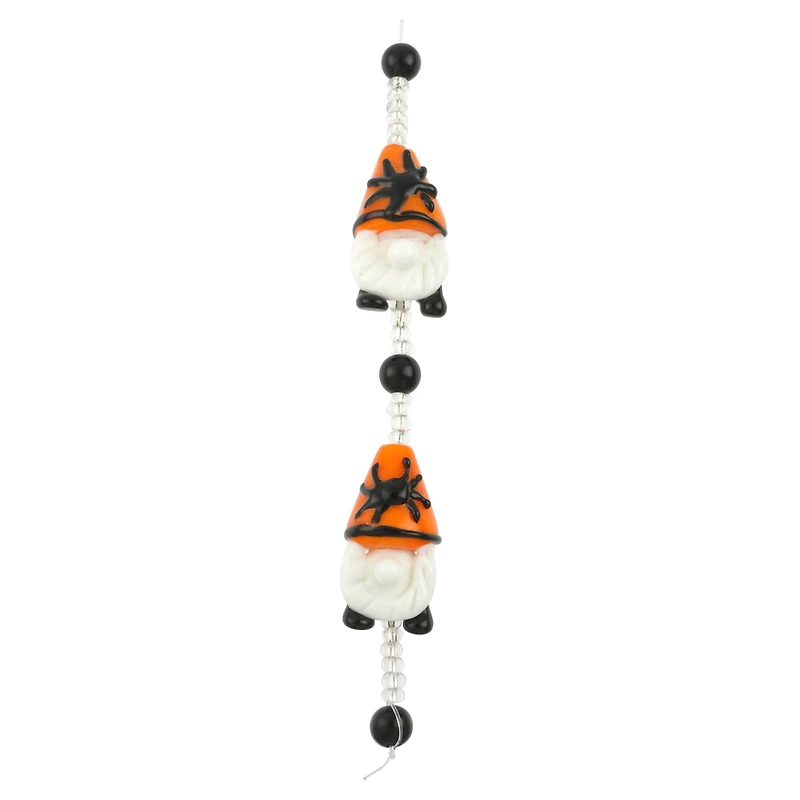 Halloween Gnome Lampwork Glass Bead Mix by Bead Landing™