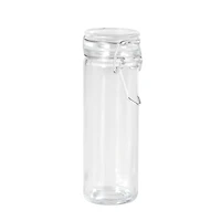 3.8oz. Clear Glass Cylinder Jar with Latched Lid by Ashland®