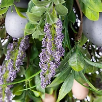 Glitzhome® 28" Easter Egg & Lavender Teardrop