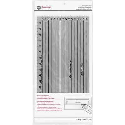 Dritz® Home Drapery Hem Gauge, 18" x 9"