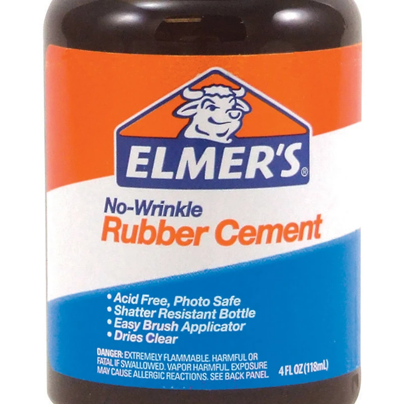 Elmer's® 4oz. Rubber Cement with Applicator, 6ct.