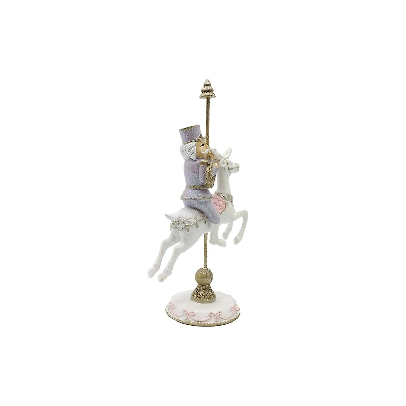 12" Lavender & Gold Carousel Soldier Tabletop Décor by Ashland®