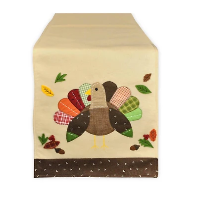 DII® 64" Embroidered Turkey Table Runner