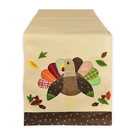 DII® 64" Embroidered Turkey Table Runner