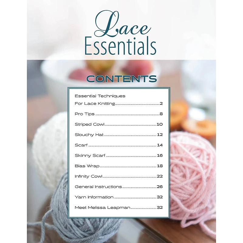 Leisure Arts® Knit Lace Essentials Book