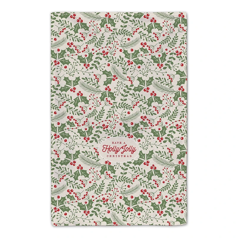 Holly Jolly Tea Towel Set