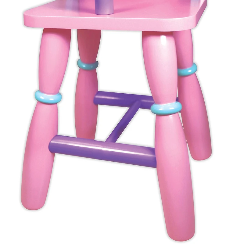 Lissi Dolls Wooden Baby Doll High Chair