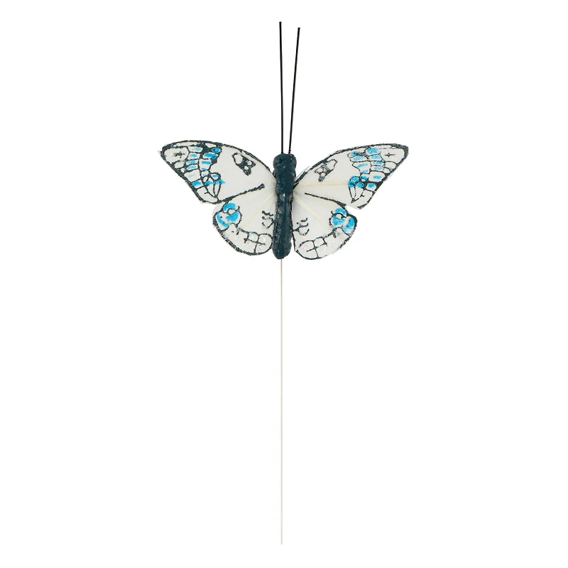 Mini Blue Feather Butterflies, 3ct. by Ashland®