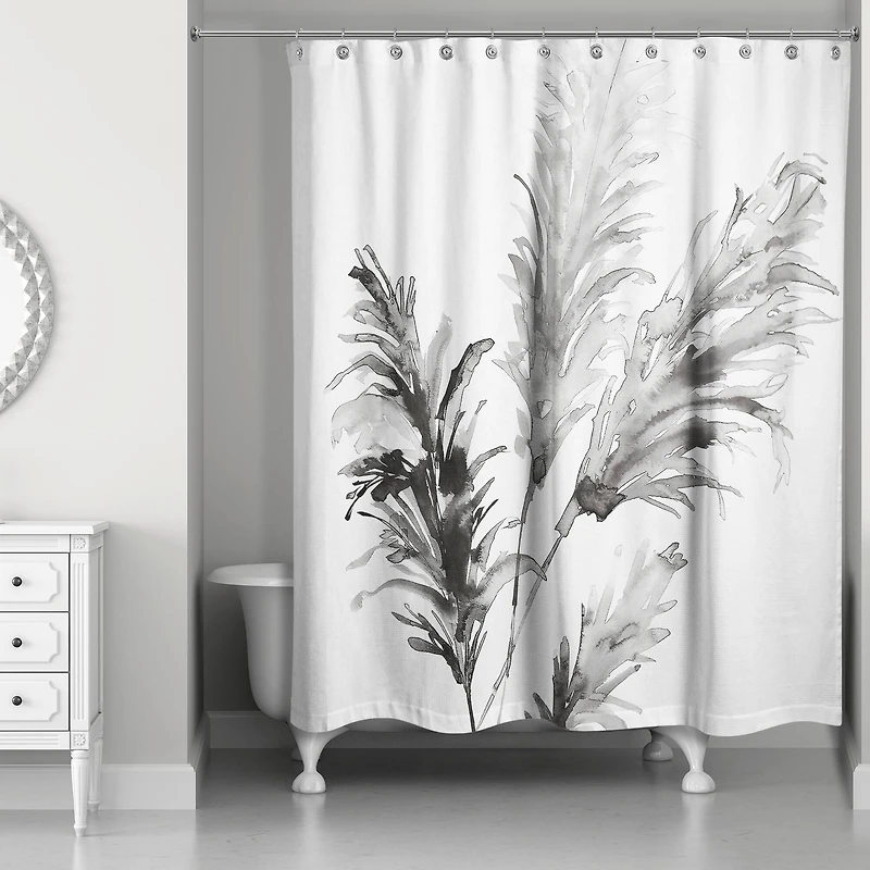 Pampas Vase 71" x 74" Shower Curtain