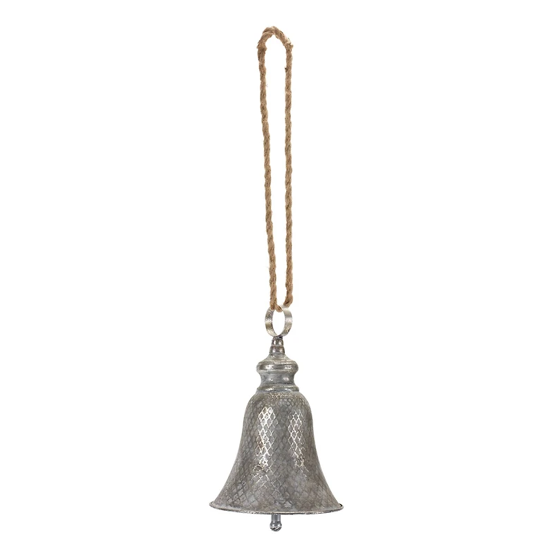 2ct. Rustic Metal Bell Ornaments