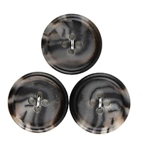 LaMode 7/8" Gray 4-Hole Buttons, 3ct.