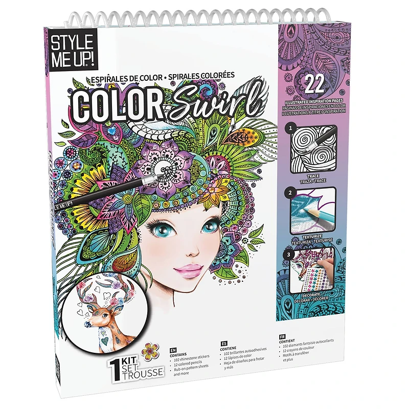 Style Me Up! Cool Swirl Art Kit