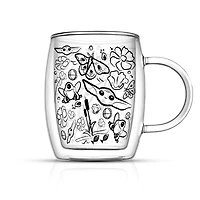 JoyJolt® Star Wars™ 5.4oz. Mandalorian The Child All Around Glass Mug Set, 2ct.