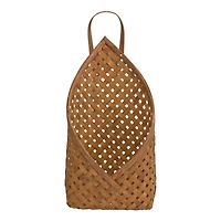 Woven Bamboo Basket Wall Pocket Set