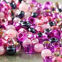 12 Pack: John Bead Hawaii Mix Czech Glass Seed Beads, 6/0