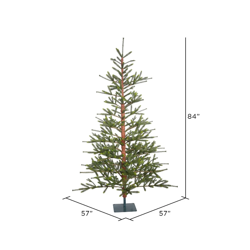7ft. Unlit Bed Rock Pine Artificial Christmas Tree