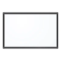 U Brands PINIT Black 36" x 24" Aluminum Frame Magnetic Dry Erase Board
